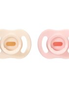 Tommee Tippee Ultra Light Stay Put 0-6 m suzetă Girl 2 buc