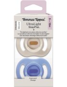 Tommee Tippee Ultra Light Stay Put 6-18 m suzetă Boy 2 buc