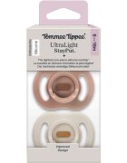 Tommee Tippee Ultra Light Stay Put 6-18 m suzetă Girl 2 buc