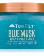 Tree Hut Shea Sugar Scrub Blue Musk exfoliant de corp cu zahăr 510 g