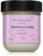 Tropicandle Blueberry & Vanilla lumânare parfumată 170 ml