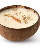Tropicandle Coconut lumânare parfumată cu fitil din lemn 350 ml