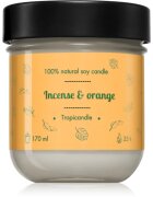 Tropicandle Incense & Orange lumânare parfumată 170 ml