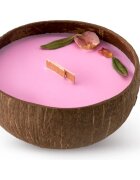 Tropicandle Roses lumânare parfumată cu fitil din lemn 350 ml