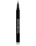 Trouble Maker Nova Glitter Liquid Eyeliner Pen creion de ochi cu sclipici culoare Black Hole Black 0.5 ml
