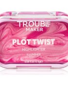 Trouble Maker Plot Twist Cream Highlight iluminator solid cremos culoare Spiralling Pink 2.5 g