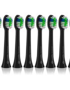 TrueLife SonicBrush Compact Black Standard capete de schimb pentru periuta de dinti SonicBrush Compact-series Black 8 buc