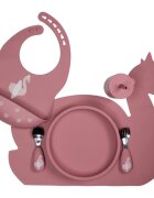 Tryco Silicone Plate farfurie Dusty Rose 1 buc