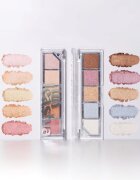 Unleashia Mood Shower Face Palette paletă cu farduri de ochi și iluminator stralucire de perla culoare NO.100 Ballerina 1 buc