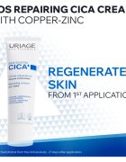 Uriage Bariederm Cica+ Repairing Cream cremă reparatoare cu cupru și zinc 100 ml