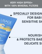 Uriage Bébé 1st Mineral Cream SPF 50+ Crema de soare cu minerale SPF 50+ 50 ml
