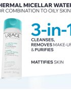 Uriage Hygiène Thermal Micellar Water - Combination to Oily Skin apa pentru curatare cu particule micele pentru piele mixta spre grasa 100 ml