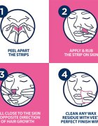 Veet Minima Hypoallergenic benzi depilatoare cu ceara rece faciale 20 buc