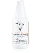 Vichy Capital Soleil Daily SPF50+ fluid protector tonifiant pentru față SPF 50+ culoare Medium 40 ml