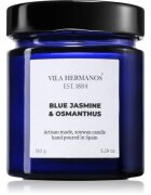 Vila Hermanos Apothecary Cobalt Blue Blue Jasmine & Osmanthus lumânare parfumată 150 g