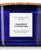 Vila Hermanos Apothecary Cobalt Blue Grapefruit & Citrus Lime lumânare parfumată 350 g