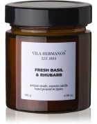 Vila Hermanos Apothecary Fresh Basil & Rhubarb lumânare parfumată 140 g