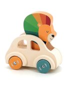 Vilac Lion in a Car jucarie din lemn 15m+ 1 buc