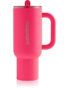 Waterdrop Explorer Tumbler pahar din oțel inoxidabil cu pai (editie limitata) Neon Pink 1 buc