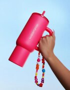 Waterdrop Explorer Tumbler pahar din oțel inoxidabil cu pai (editie limitata) Neon Pink 1 buc