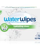 WaterWipes Hydrating Clean Servetele umede cu efect revigorant 12x60 buc
