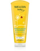 Weleda Baby and Child Gel de dus si sampon pentru copii galbenele 200 ml