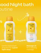 Weleda Baby baie cu gălbenele pentru bebeluși de noapte bună 200 ml