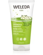 Weleda Kids Cheerful Lime cremă de duș și șampon pentru copii 2 in 1 150 ml