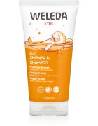 Weleda Kids Happy Orange cremă de duș și șampon pentru copii 2 in 1 150 ml