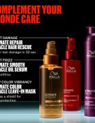 Wella Professionals Ultimate Color Blonde Shampoo șampon pentru neutralizarea tonurilor de galben pentru iluminarea părului sau pentru părul cu șuvițe