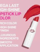 Wet n Wild MegaLast ruj strălucitor cu efect de hidratare culoare Fire-Fighting 3.3 g