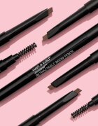 Wet n Wild Ultimate Brow creion dermatograf cu două capete pentru sprâncene cu pensula culoare Taupe 0.2 g