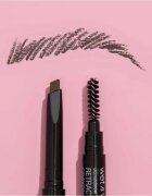 Wet n Wild Ultimate Brow creion dermatograf cu două capete pentru sprâncene cu pensula culoare Taupe 0.2 g