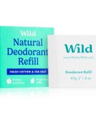 Wild Fresh Cotton & Sea Salt deodorant stick rezervă 40 g