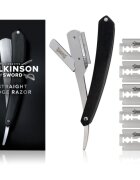 Wilkinson Sword Barber's Style Straight Edge brici pentru bărbierit clasic + lame de rezervă