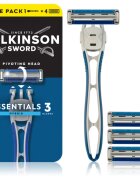 Wilkinson Sword Essentials 3 Hybrid aparat de ras + rezervă 4 pc