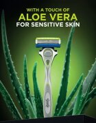 Wilkinson Sword Hydro5 Sensitive aparat de ras + rezervă 4 pc