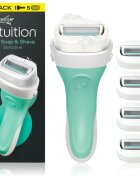 Wilkinson Sword Intuition 2in1 Soap & Shave Sensitive aparat de ras + capete de schimb