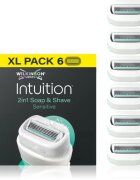 Wilkinson Sword Intuition 2in1 Soap & Shave Sensitive rezerva Lama 6 buc