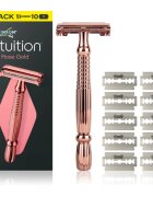 Wilkinson Sword Intuition Rose Gold Aparat de ras + rezervă lame 9 bucati