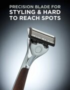 Wilkinson Sword Quattro Essential 4 Titanium Vintage Aparat de ras + rezervă lame 5 pc