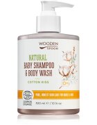 WoodenSpoon Natural Gel de dus si sampon pentru copii 2 in 1 300 ml
