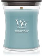 Woodwick Cedarwood & Ocean Moss lumânare parfumată cu fitil din lemn 275 g