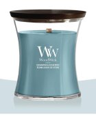 Woodwick Cedarwood & Ocean Moss lumânare parfumată cu fitil din lemn 275 g