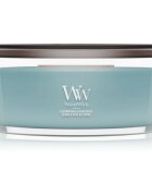 Woodwick Cedarwood & Ocean Moss lumânare parfumată cu fitil din lemn 453.6 g