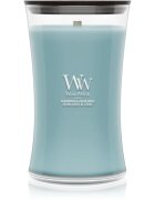 Woodwick Cedarwood & Ocean Moss lumânare parfumată cu fitil din lemn 610 g