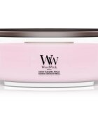 Woodwick Cherry Blossom & Vanilla lumânare parfumată cu fitil din lemn 453.6 g