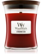 Woodwick Cinnamon Chai lumânare parfumată cu fitil din lemn 275 g