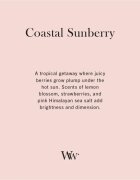 Woodwick Coastal Sunberry lumânare parfumată cu fitil din lemn 85 g