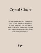 Woodwick Crystal Ginger lumânare parfumată cu fitil din lemn 610 g